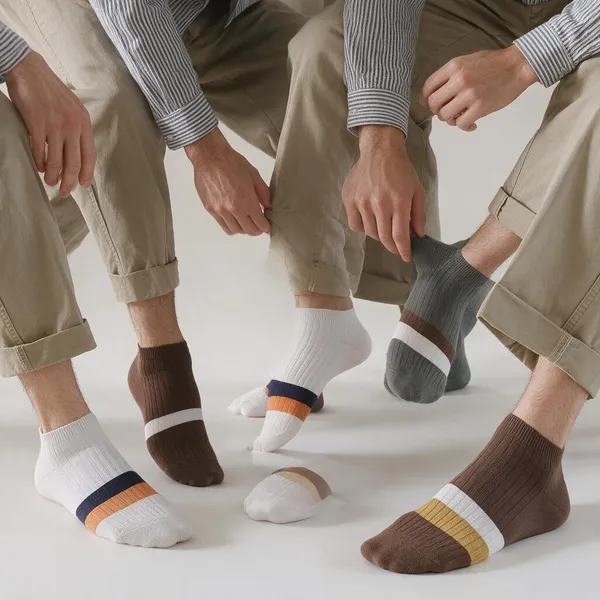 Multicolor_Cotton_Ribbed_Ankle_Socks_For_Men
