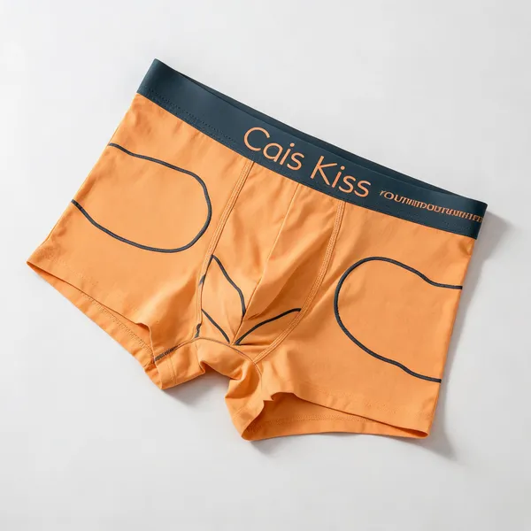 Orange_Cotton_Comfort_Fit_Boxer_Briefs_For_Men