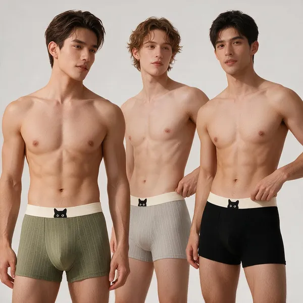 Multicolor_Cotton_Mesh_Stretch_Boxer_Briefs_For_Men