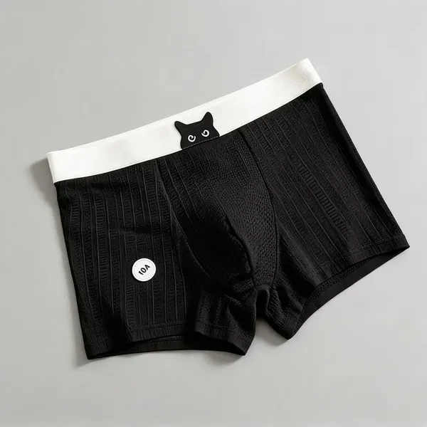 Black_Cotton_Mesh_Stretch_Boxer_Briefs_For_Men
