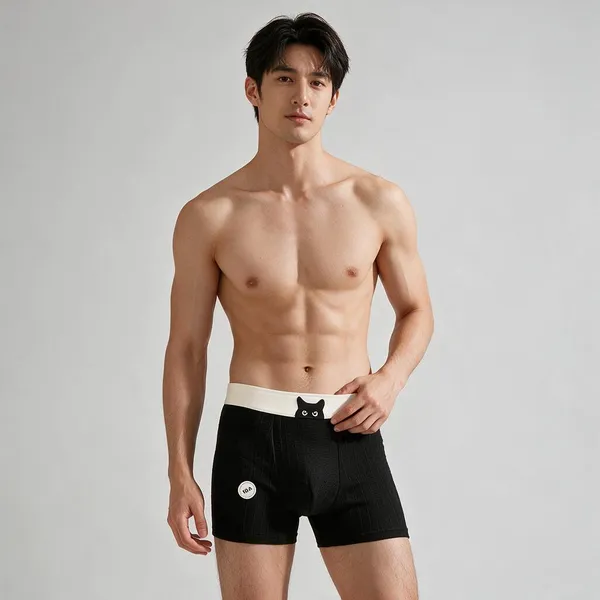 Black_Cotton_Mesh_Stretch_Boxer_Briefs_For_Men