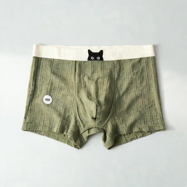 Green_Cotton_Mesh_Stretch_Boxer_Briefs_For_Men