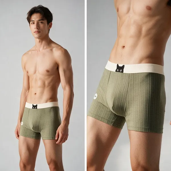 Green_Cotton_Mesh_Stretch_Boxer_Briefs_For_Men