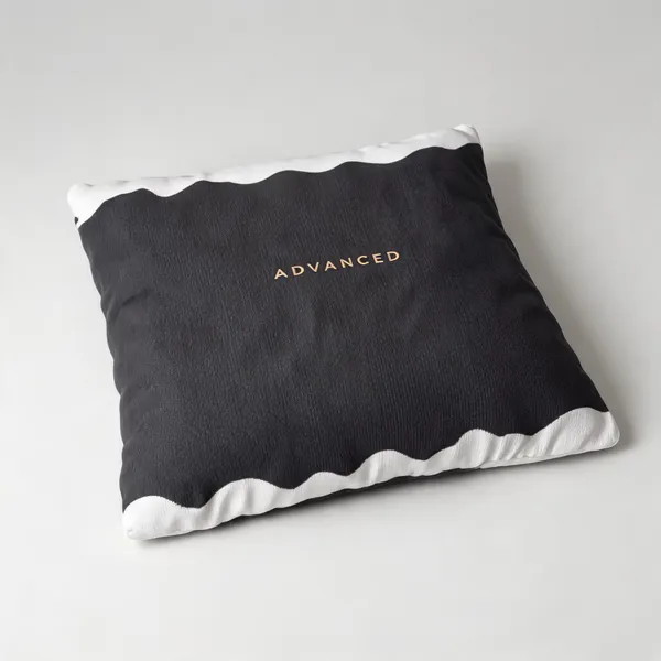 Cotton_Wave_Print_Black_Bean_Bag_Cover