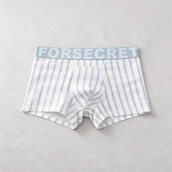 White_Cotton_Striped_Boxer_Briefs_For_Men
