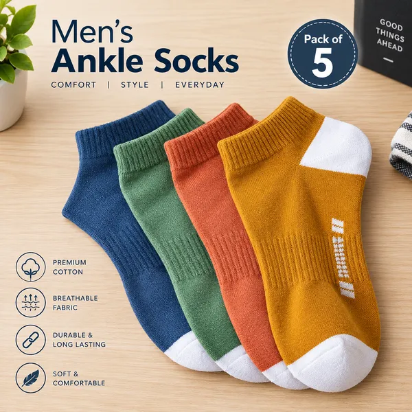 Multicolor_Cotton_Ankle_Socks_For_Men