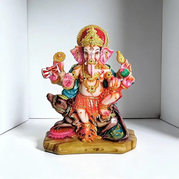 Multicolor_Clay_Ganesha_Idol_For_Puja_(Pack_of__2_)