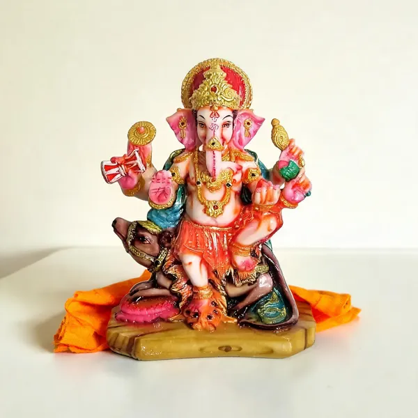 Multicolor_Clay_Ganesha_Idol_For_Puja_(Pack_of__2_)