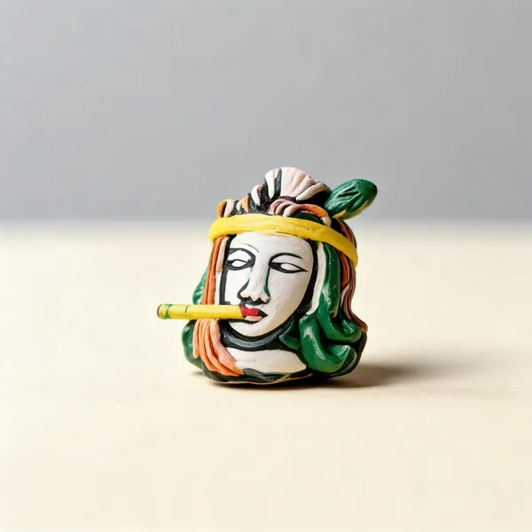 Multicolor_Clay_Religious_Miniature_Figurine_Set_For_Puja