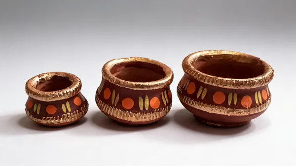 Multicolor_Clay_Terracotta_Diya_Set_For_Puja