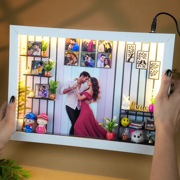 Personalised_3d_Led_Photo_Frame_With_10_Photos_Without_Acrylic_Glass