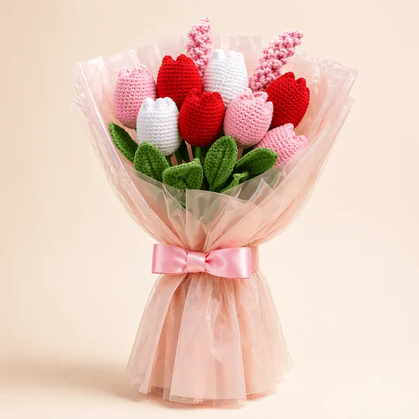 Beautiful_Crochet_Flowers_Tulip_Bouquet_Set_Of_4_Tulips