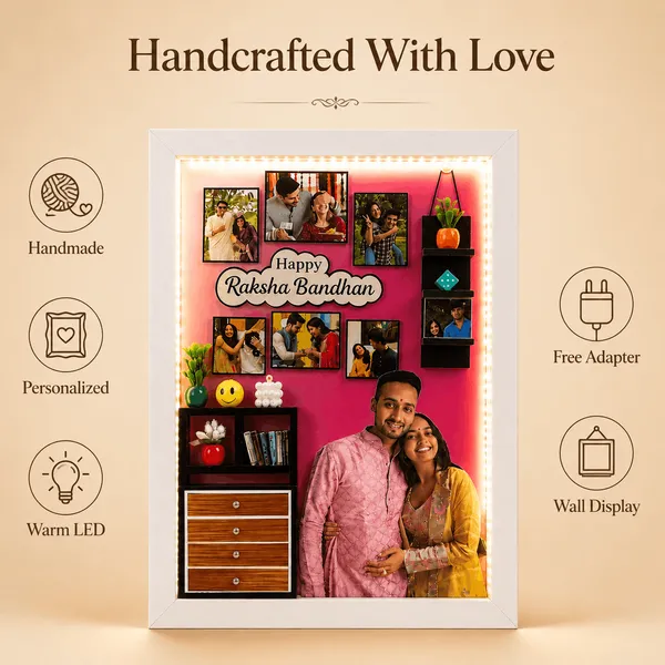 Personalized_Raksha_Bandhan_Led_Photo_Frame_With_Acrylic_Glass