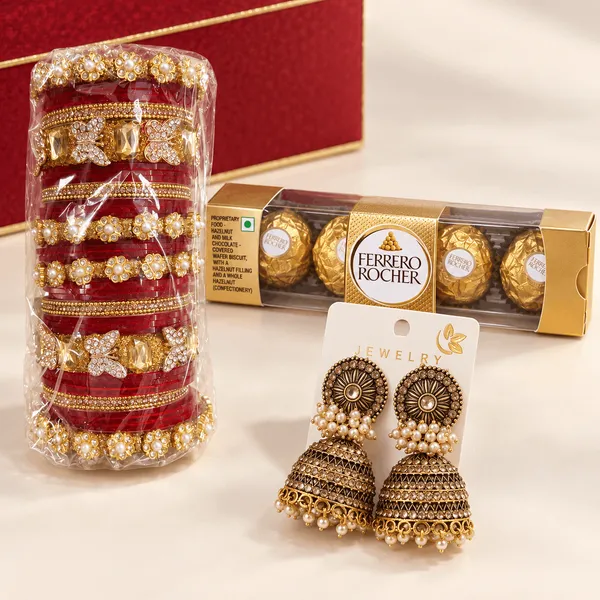 To_The_Best_Wife_Karwa_Chauth_Hamper_With_Acrylic_Glass