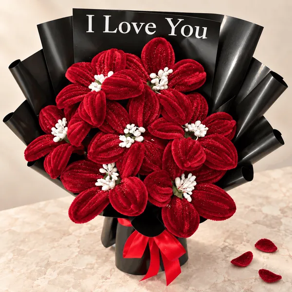 Beautiful_Handcrafted_Forever_Flower_Bouquet_With_Led_Light