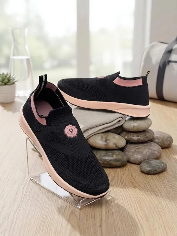 Fabbmate_Women_&_Girls_Slip-On_Comfortable_Sports_Shoe,_Running_,_Walking,_Gym,_Yoga,_Shoes_Pack_of_1_Black::Peach