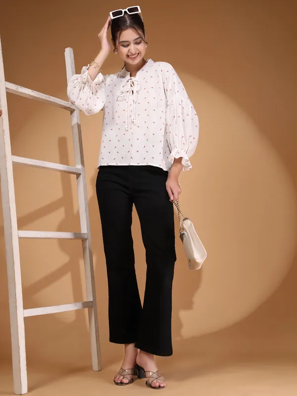 Double_Gauze_Print_Cotton_Top