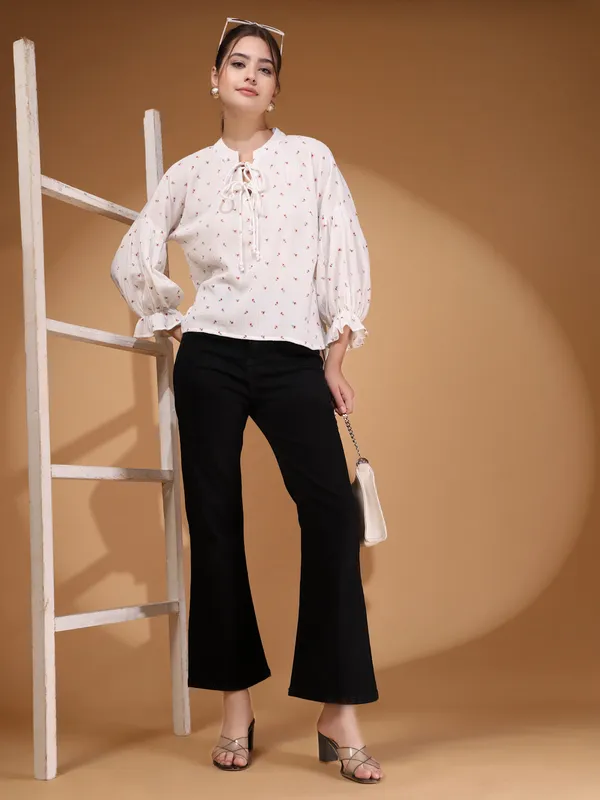 Double_Gauze_Print_Cotton_Top
