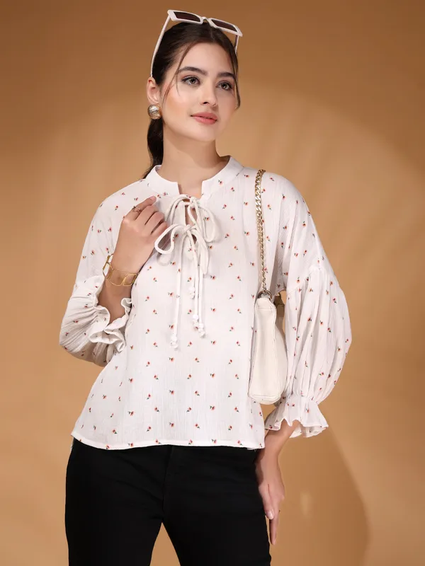Double_Gauze_Print_Cotton_Top