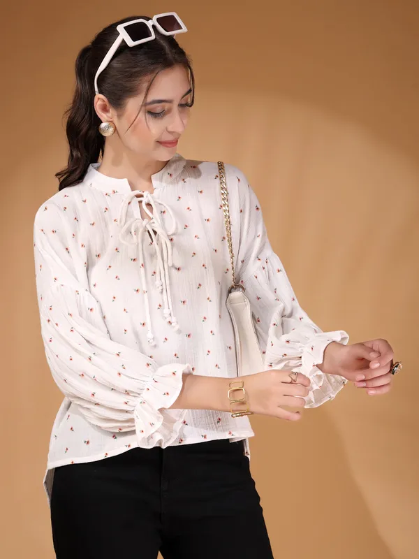 Double_Gauze_Print_Cotton_Top