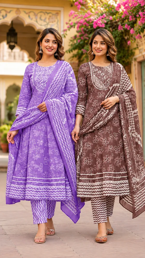 Purple_Printed_Straight_Kurta_Set_For_Women