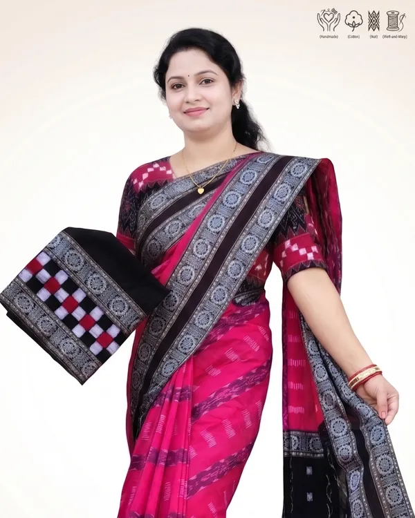 Black_Cotton_Printed_Saree_For_Women