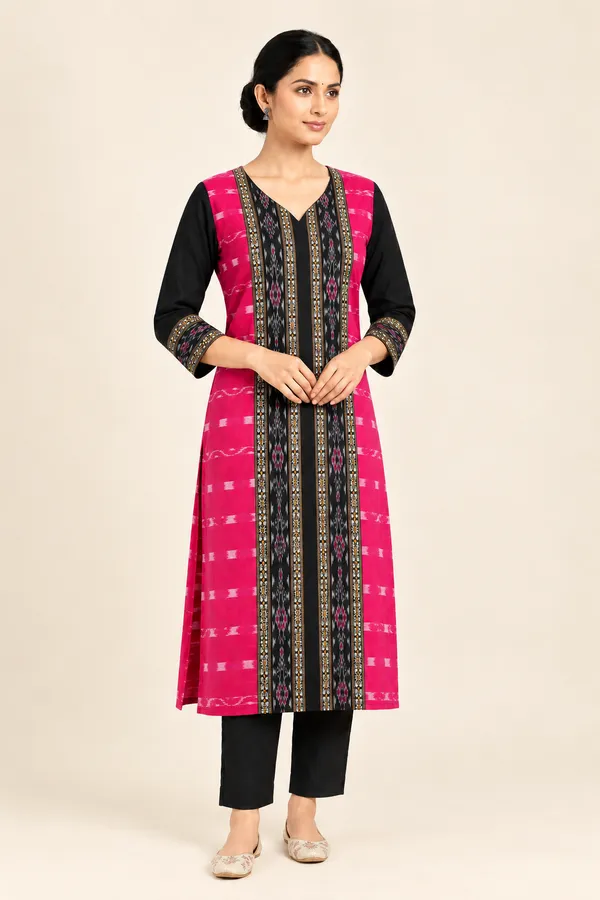 Pink_Cotton_Printed_Straight_Kurta_For_Women