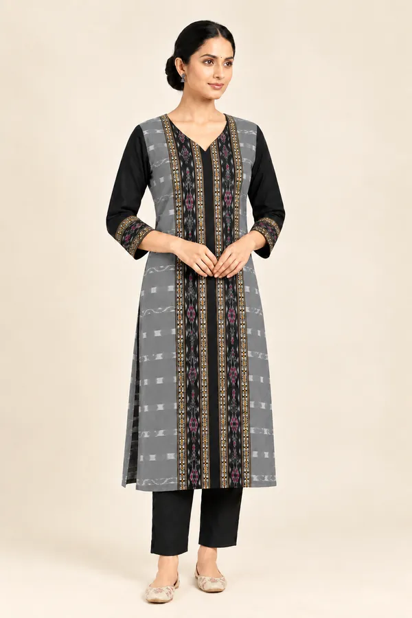 Grey_Cotton_Printed_Straight_Kurta_Set_For_Women