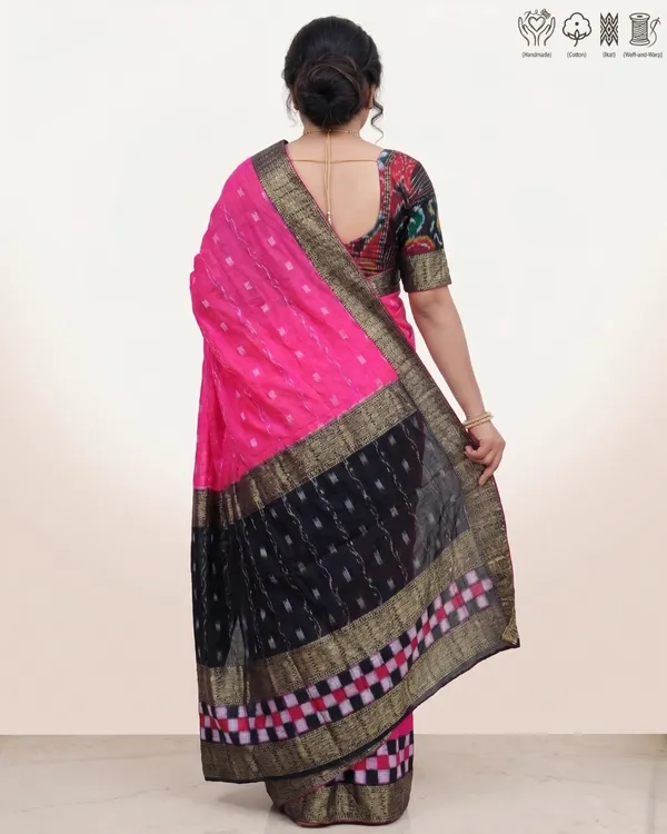 Pink_Cotton_Handloom_Saree_For_Women