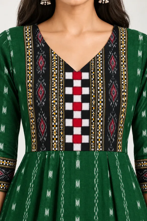 Green_Cotton_Printed_Anarkali_Gown_For_Women