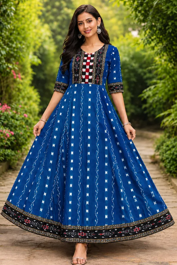 Blue_Cotton_Printed_Anarkali_Gown_For_Women