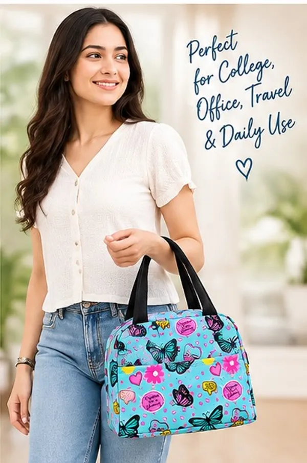 Blue_Polyester_Butterfly_Floral_Print_Handbag_For_Women