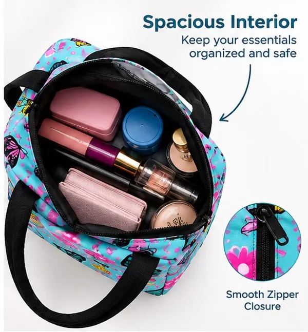 Blue_Polyester_Butterfly_Floral_Print_Handbag_For_Women