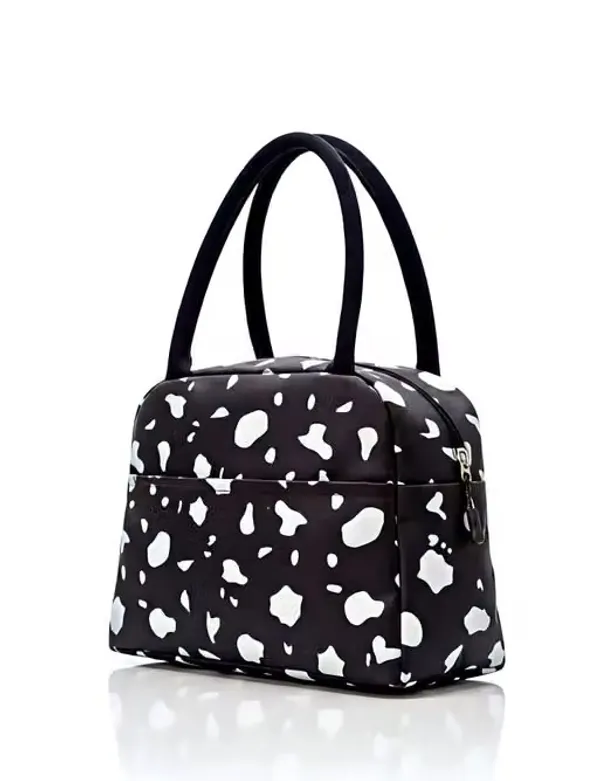 Black_Polyester_Abstract_Print_Handbag_For_Women