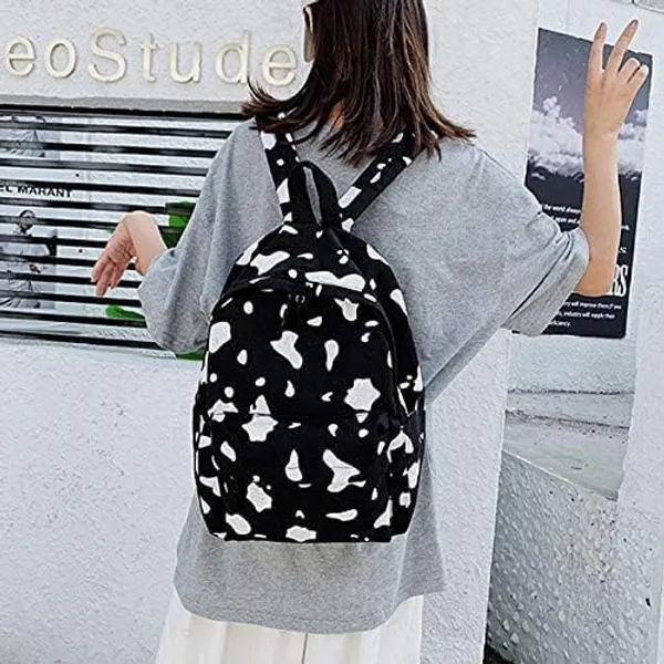 Black_Polyester_Abstract_Print_Casual_Backpack_For_Women