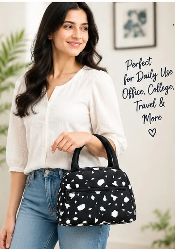 Black_Polyester_Abstract_Print_Handbag_For_Women