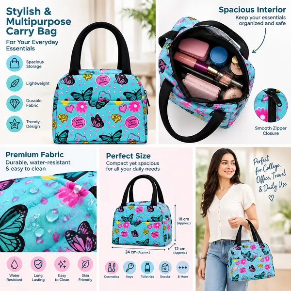 Blue_Polyester_Butterfly_Floral_Print_Handbag_For_Women