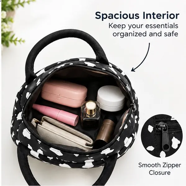 Black_Polyester_Abstract_Print_Handbag_For_Women