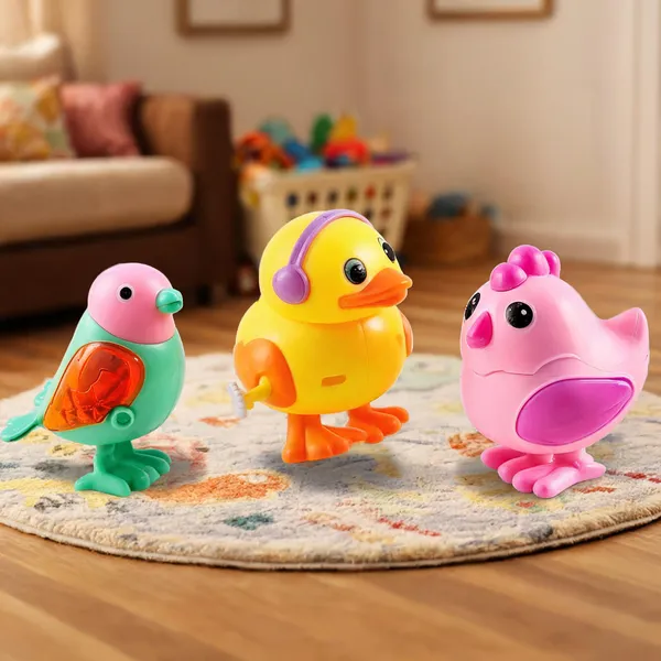3_Pcs_Jumping_Bird_Wind_Up_Key_Operated_Colorful_Bird_Toys_For_Toddlers_Kids_Rattle