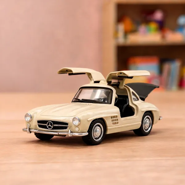 Kidzoy_Mercedes_Benz_300_Sl_Gullwing_1_36_Diecast_Model_Beige