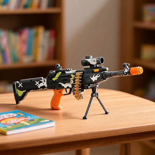 Musical_Army_Style_Toy_For_Kids_With_Music_Lights_Laser_Guns_Darts_Plastic_Bullets