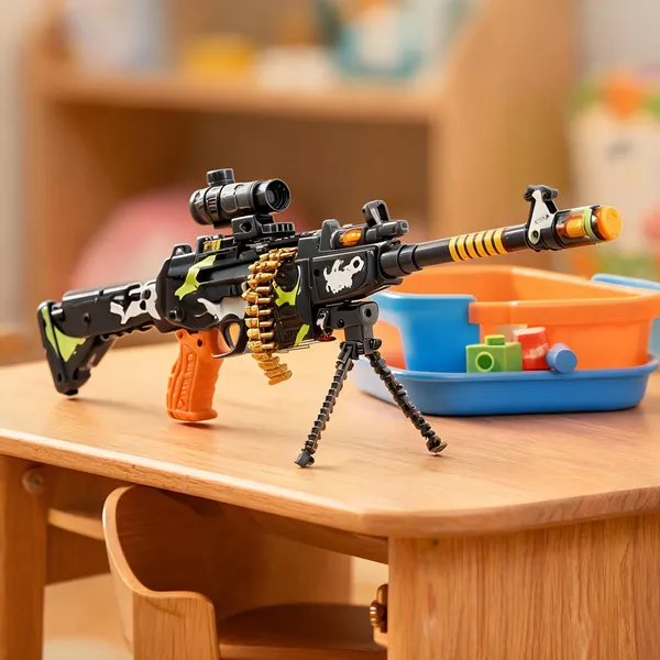 Musical_Army_Style_Toy_For_Kids_With_Music_Lights_Laser_Guns_Darts_Plastic_Bullets