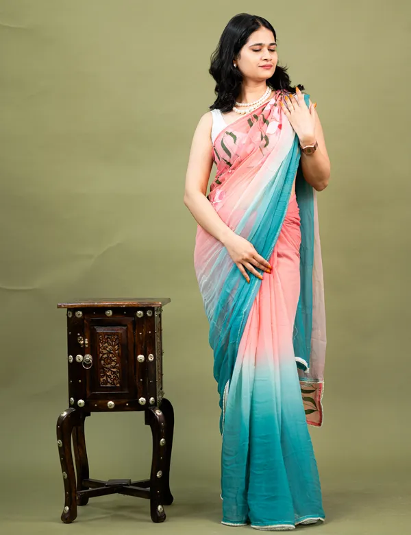 Pink_Floral_Print_Ombre_Saree_for_Women