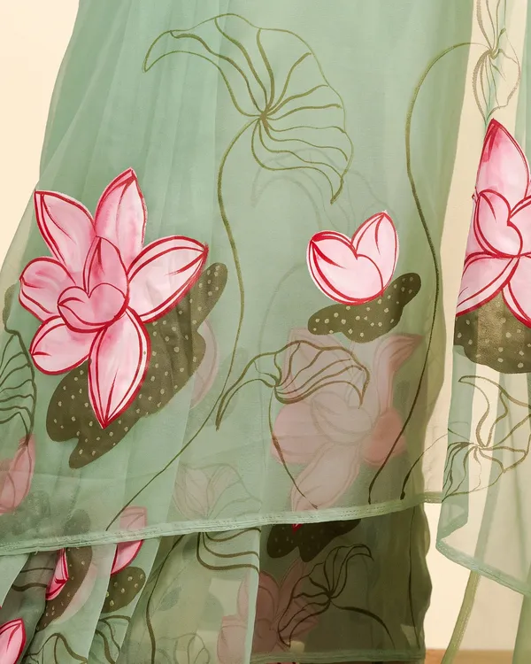 Green_Sheer_Floral_Print_Saree_for_Women