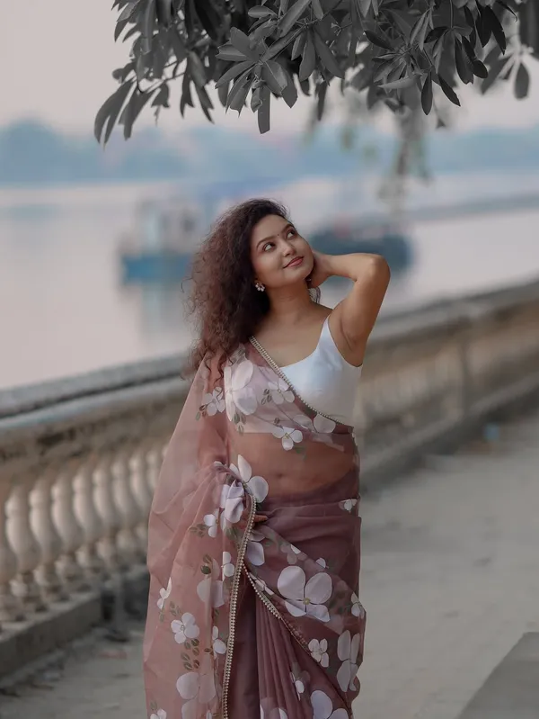 Mauve_Floral_Print_Saree_for_Women