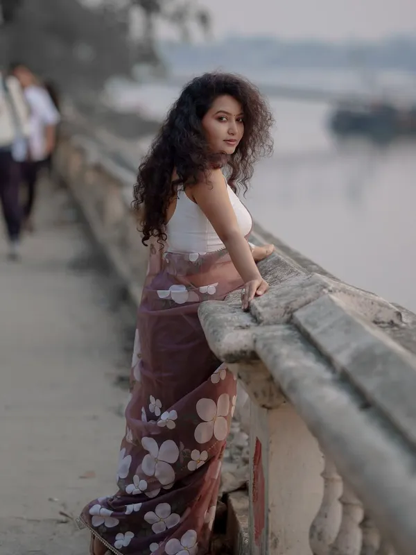 Mauve_Floral_Print_Saree_for_Women