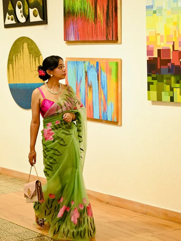 Green_Floral_Print_Saree_for_Women