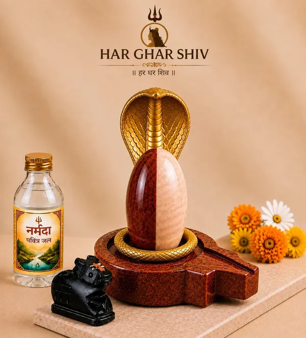 Ardhanarishwar_Shivling_100_Natural_Narmadeshwar_Plate_Jaladhari