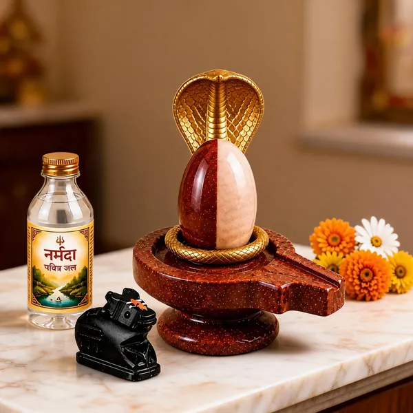 Ardhanarishwar_Shivling_100_Natural_Narmadeshwar_Damru_Jaladhari