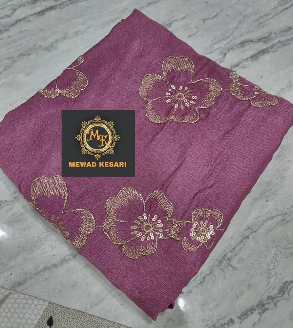 Purple_Embroidered_Floral_Saree_For_Women